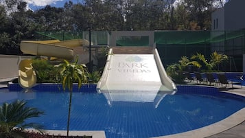 Indoor pool, outdoor pool