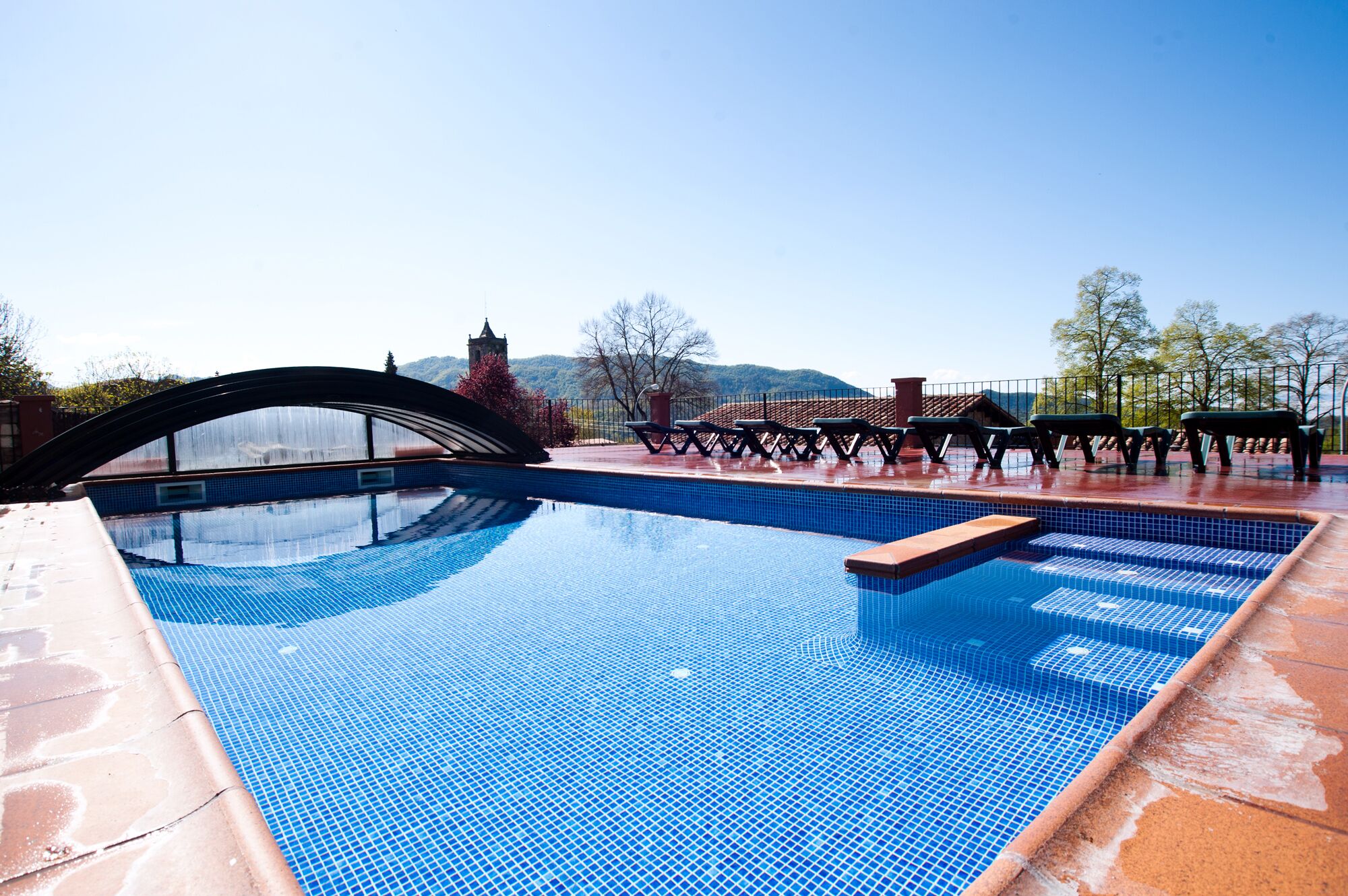 Indoor pool, outdoor pool