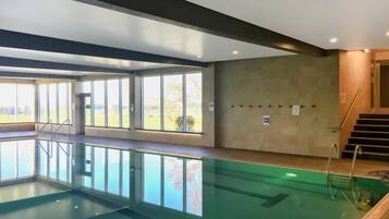 Indoor pool, a heated pool