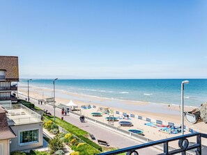Vlak bij het strand