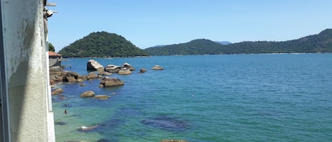 Blick von der Unterkunft