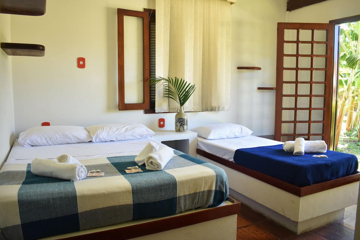Standard Triple Room, Multiple Beds, Pool View | Free WiFi, bed sheets