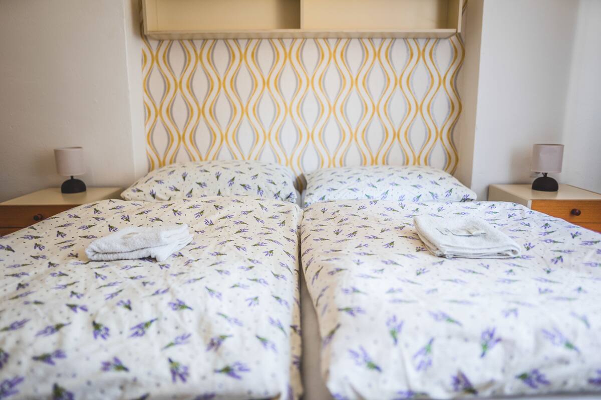 Traditional Double Room, Garden View | Blackout curtains, free rollaway beds, free WiFi, bed sheets