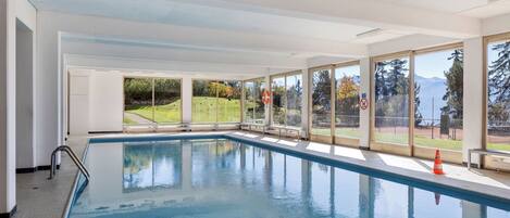 Indoor pool, a heated pool