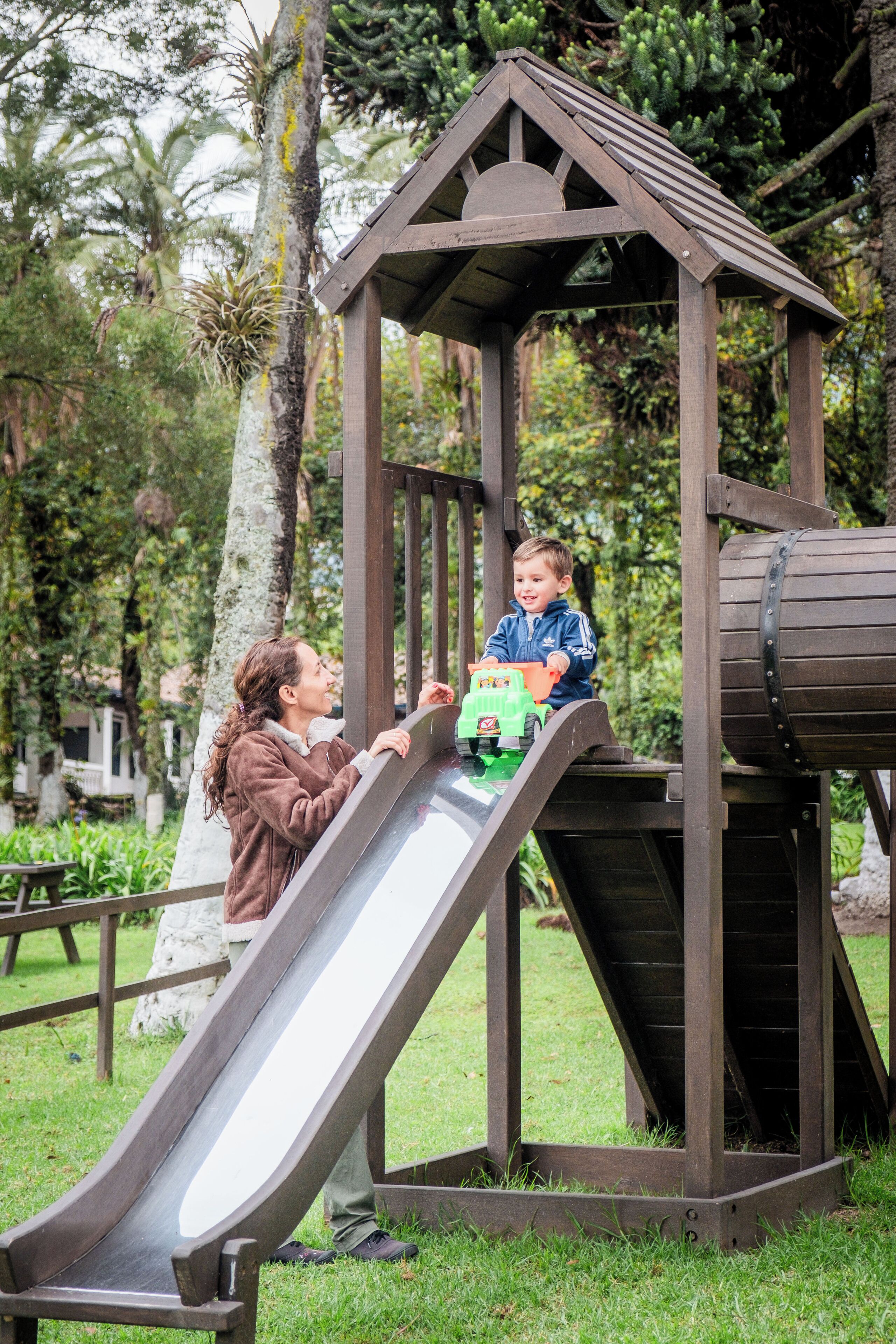 Utendørs lekeområde for barn