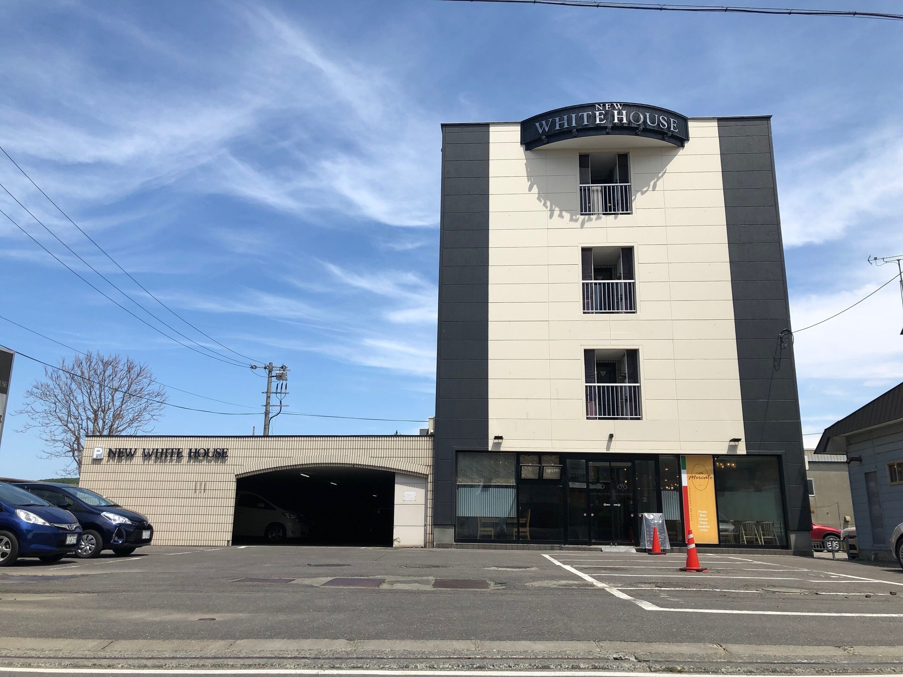 Facciata della struttura