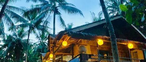 Front of property – evening/night