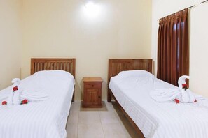 1 sovrum och sängkläder