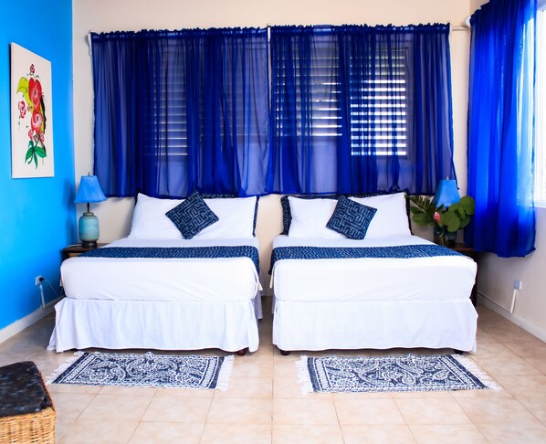 4 bedrooms, in-room safe, desk, iron/ironing board