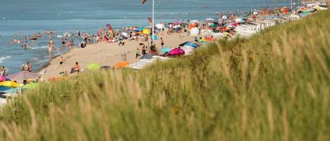 Vlak bij het strand