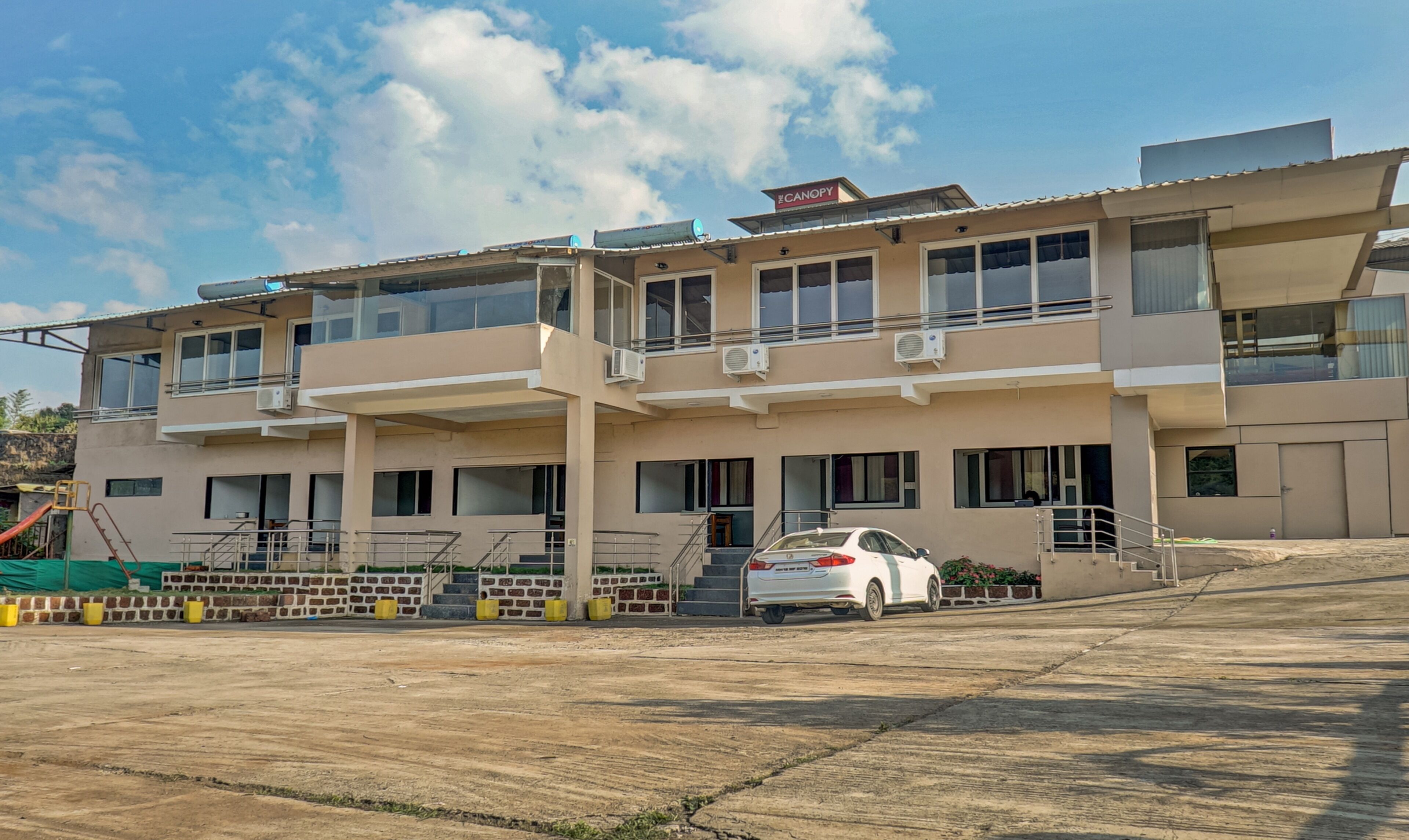 Fassade der Unterkunft