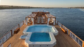 Outdoor pool, a rooftop pool, pool umbrellas - Steigenberger Senator Nile Cruise - Every Thursday from Luxor for 07 Nights & Every Thursday from Luxor for 05 Nights (Luxor)