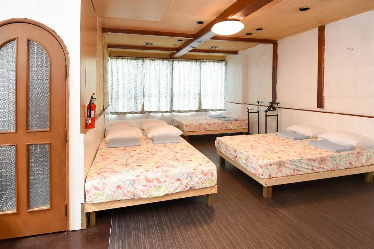 A Room | Memory foam beds, desk, laptop workspace, blackout drapes
