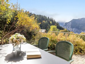 Outdoor dining - Silberhorn Apt. V by Interhome (Wengen)
