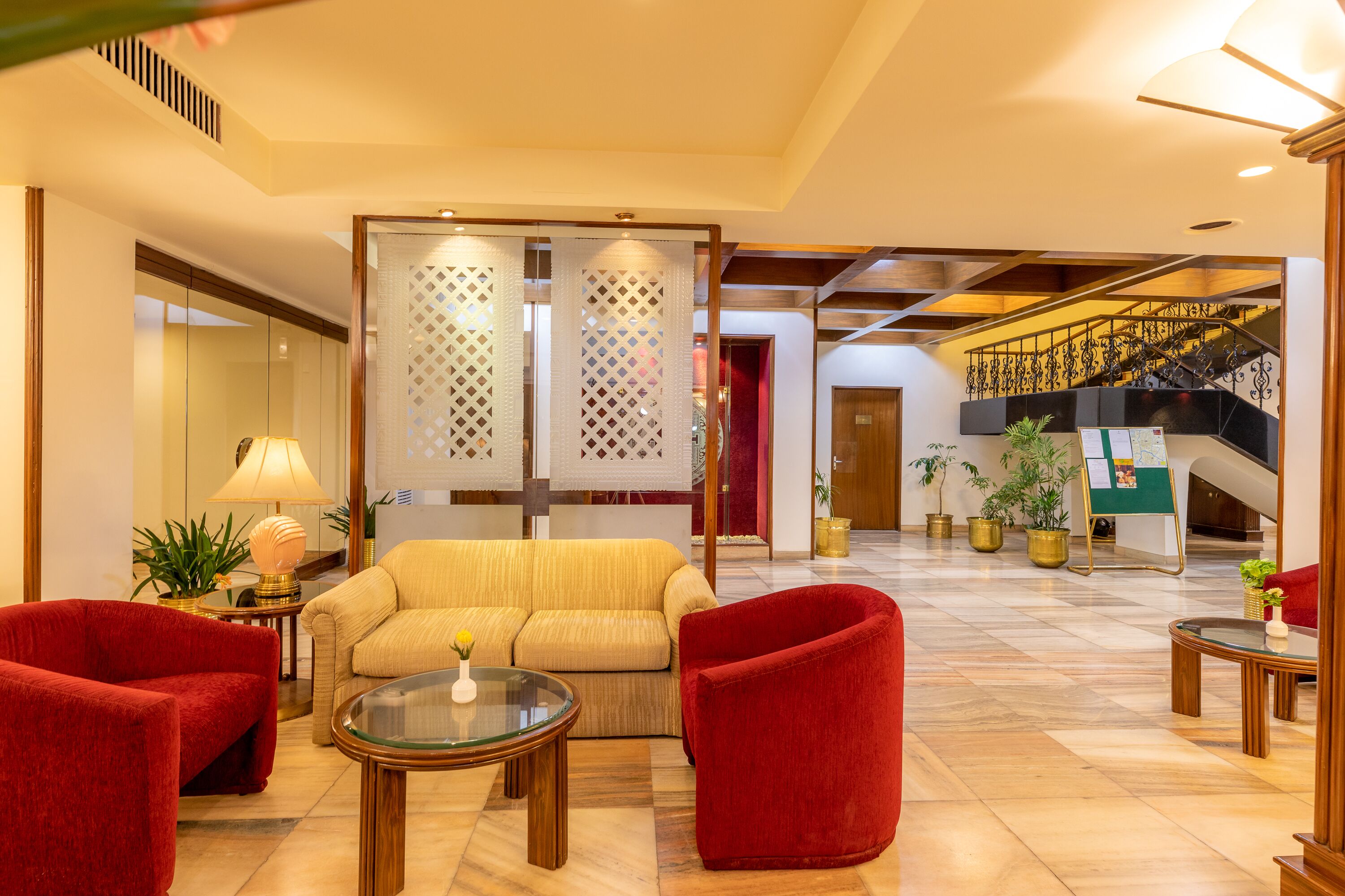 Lobby sitting area