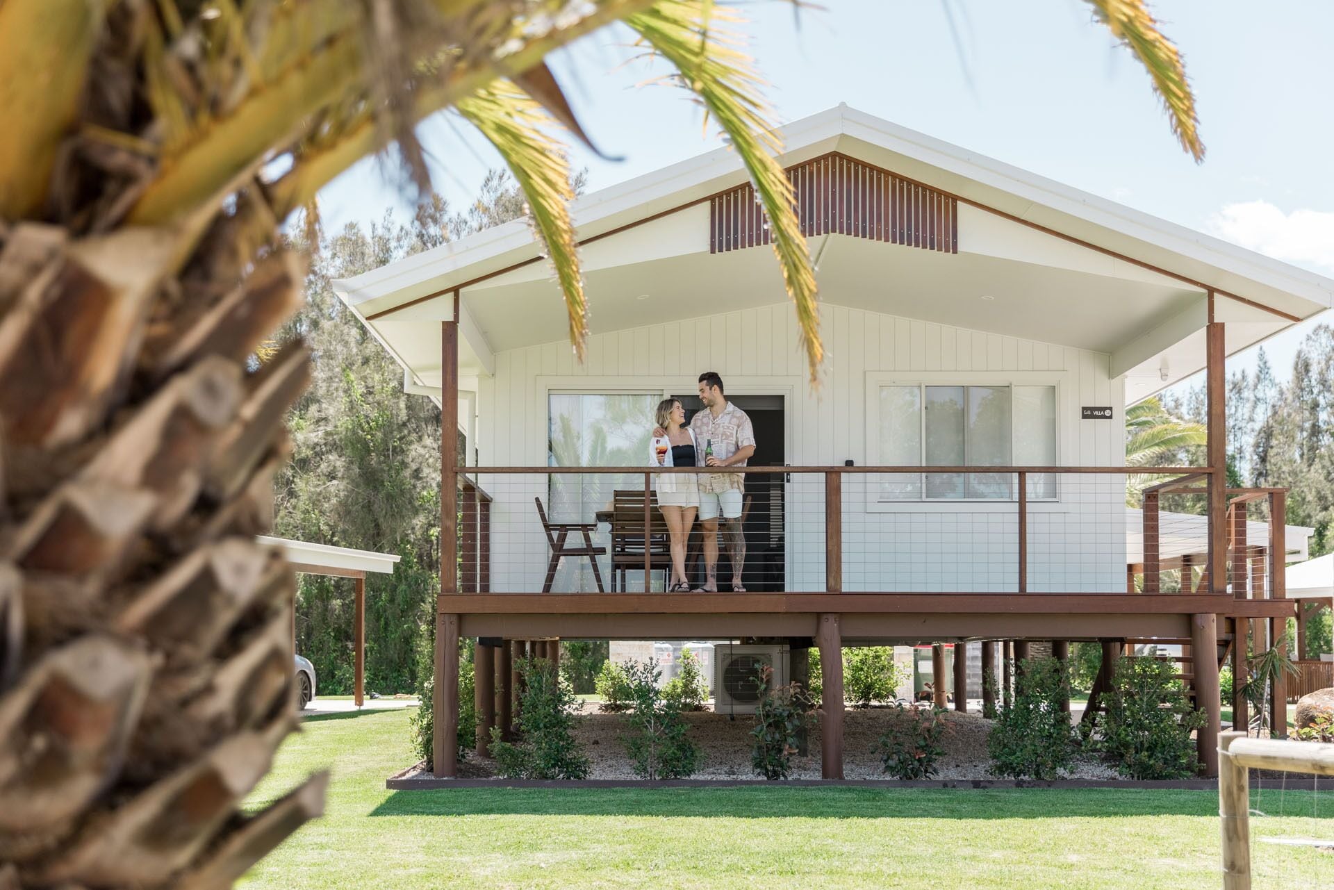 two bedroom waterfront villa | terrace/patio