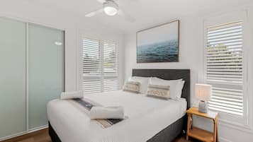 Villa de lujo, 3 habitaciones, accesible para personas con discapacidad | Ropa de cama de alta calidad y colchones con acolchado adicional