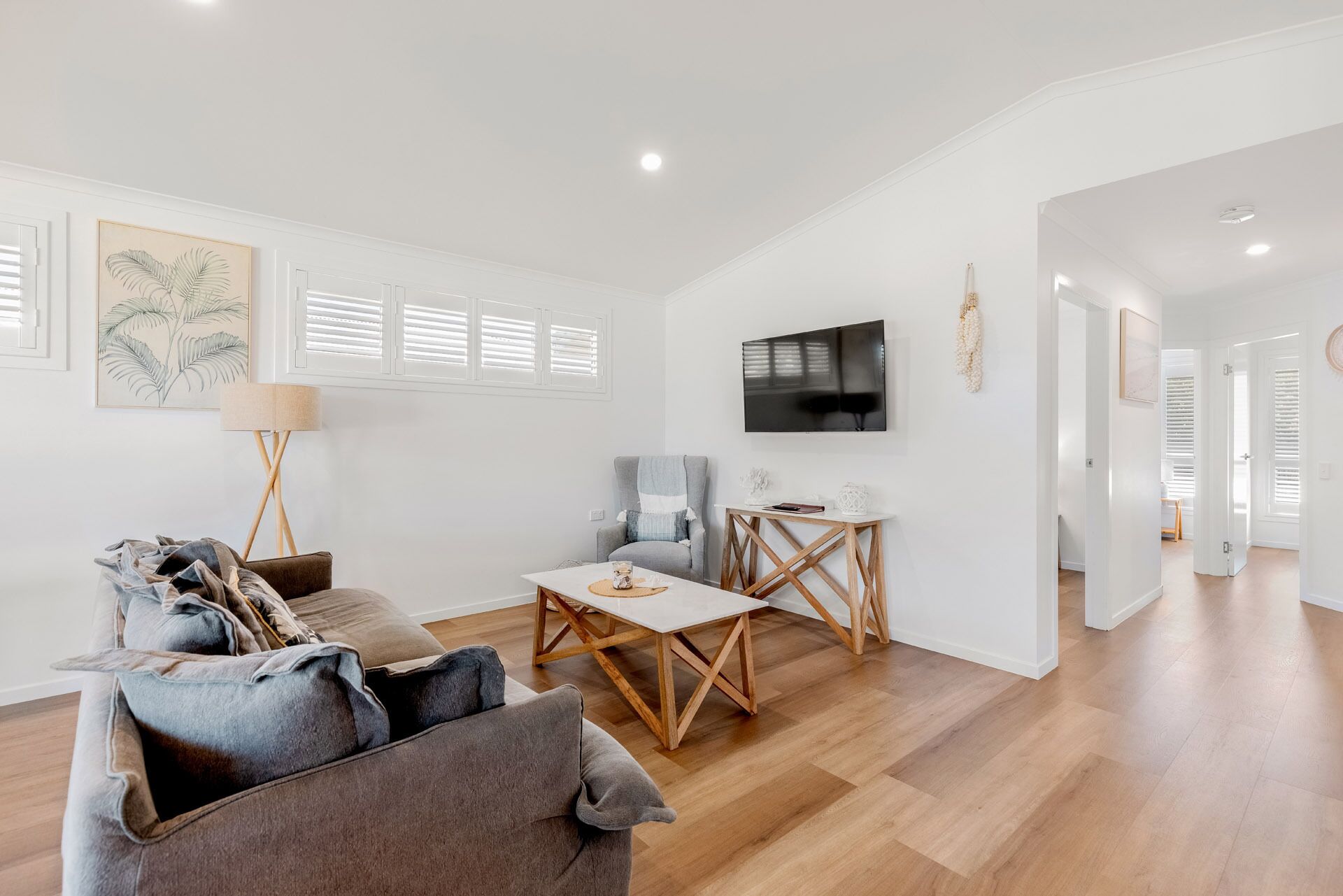 easy accessible three bedroom villa | living area | 42-inch smart tv with digital channels, tv