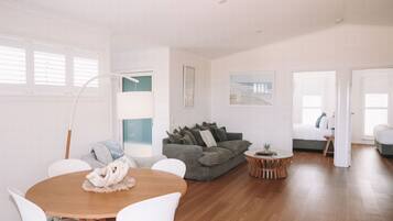 Easy Access Two Bedroom Waterfront Villa | Premium bedding, pillowtop beds, iron/ironing board, free WiFi