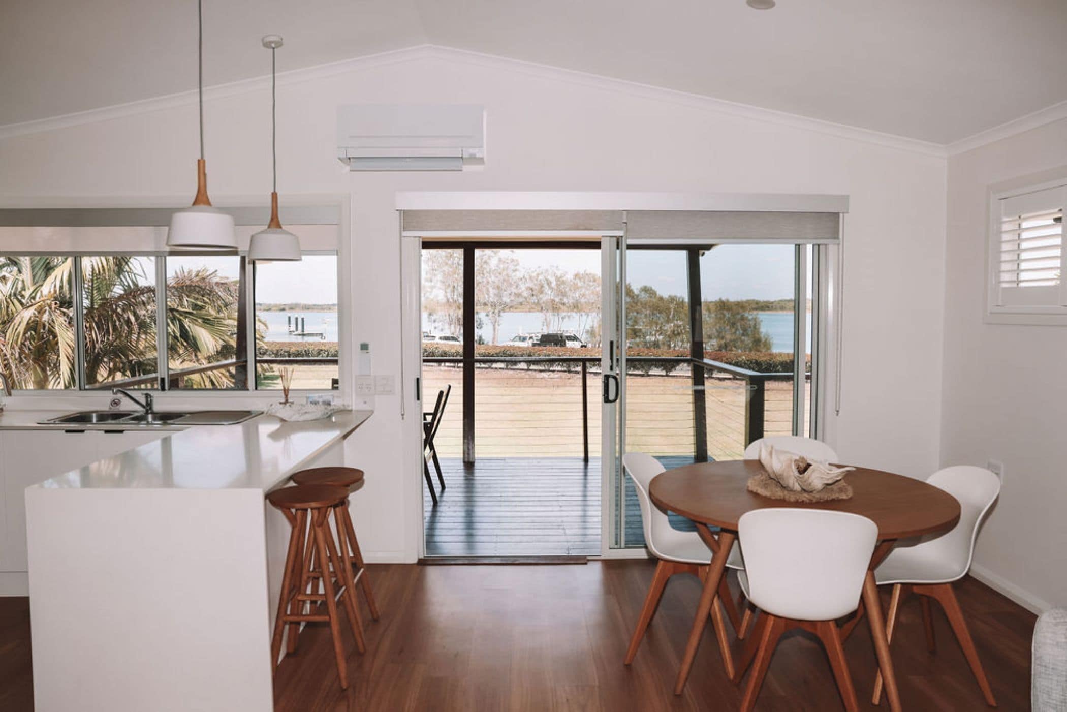 Easy Access Two Bedroom Waterfront Villa | Premium bedding, pillow-top beds, iron/ironing board, free WiFi