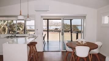 Easy Access Two Bedroom Waterfront Villa | Premium bedding, pillow-top beds, iron/ironing board, free WiFi