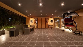 Front of property - evening/night
