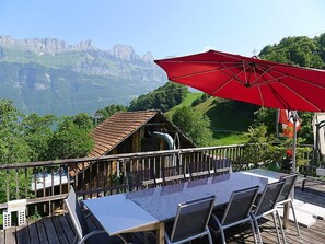 Outdoor dining - Apartment Bünten by Interhome (Oberterzen)