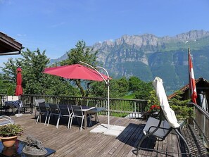 Outdoor dining - Apartment Bünten by Interhome (Oberterzen)