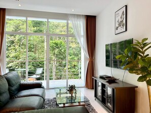 Standard Condo, 2 Bedrooms, Mountain View | Balcony view - Grand Kamala Falls (Kamala)