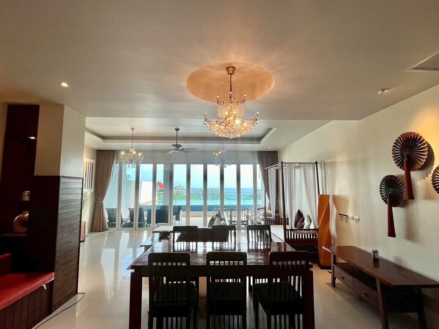 Penthouse dành cho gia đình, 3 phòng ngủ, quang cảnh biển | Bếp riêng | Tủ lạnh, lò vi sóng, lò nướng, bếp nấu 