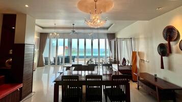 Penthouse Familial, 3 chambres, vue mer | Cuisine privée