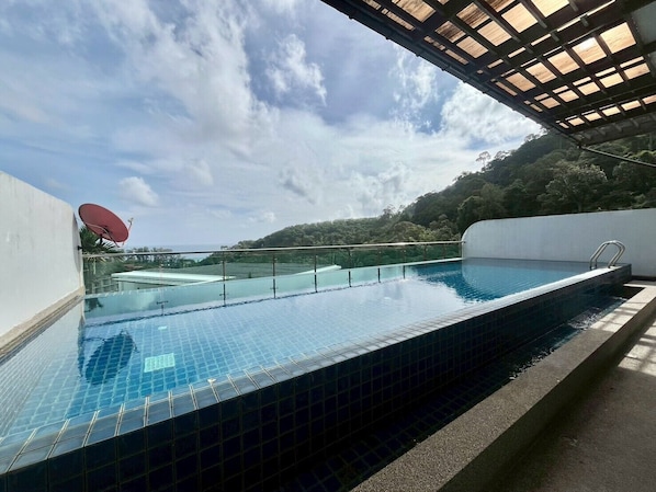 Family Penthouse, 3 Bedrooms, Sea View | Terrace/patio