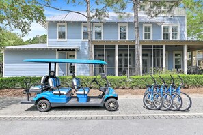 Property grounds - Huge at 2,360 SqFt, Golf Cart & 4 Bikes! 4 WaterColor Pools, Beach Club & Camp - Bess Place on Earth (Santa Rosa Beach)