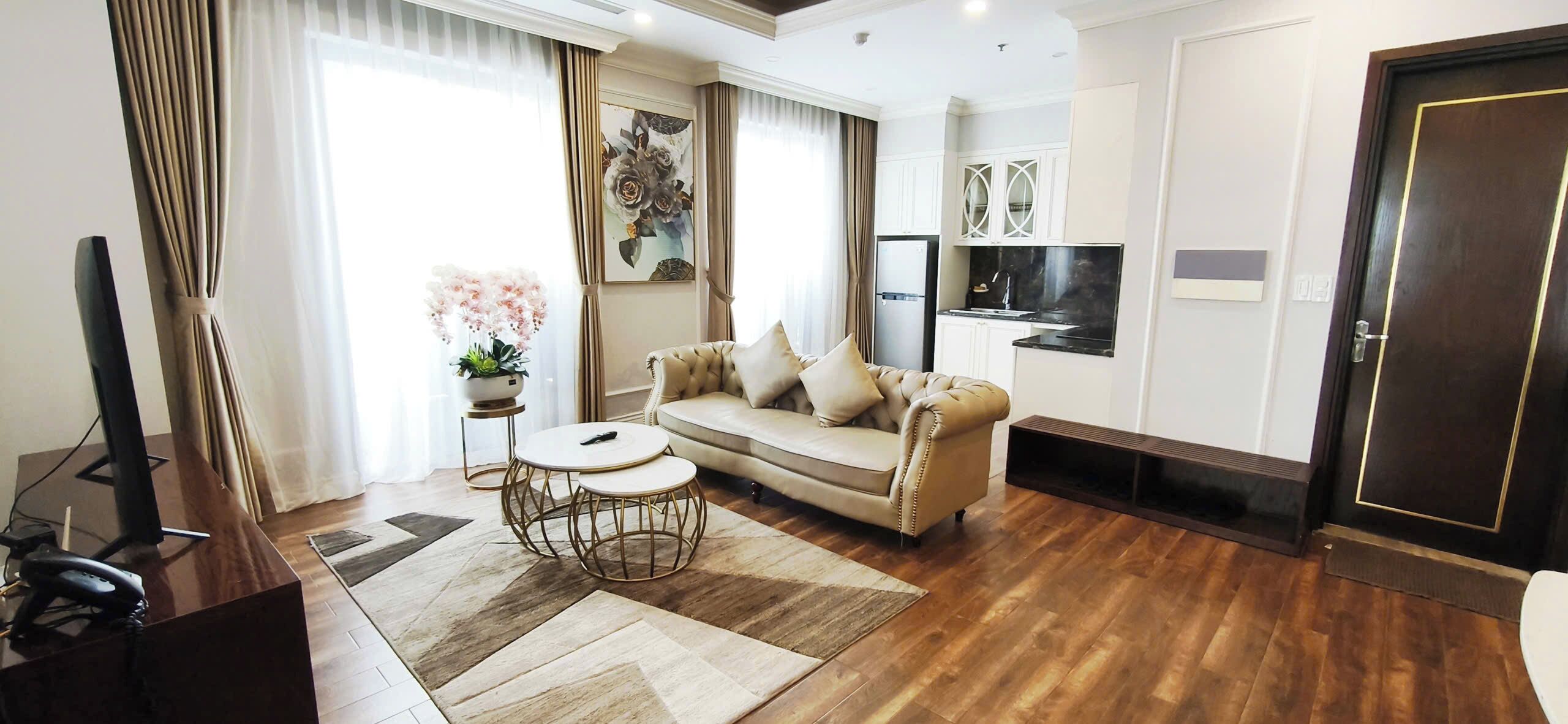 Premium Apartment, 2 Bedrooms | Living area | 40-inch Smart TV with digital channels, TV