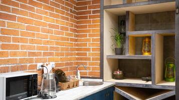 Superior-huoneisto | Yksityinen keittiö | Jääkaappi, vedenkeitin