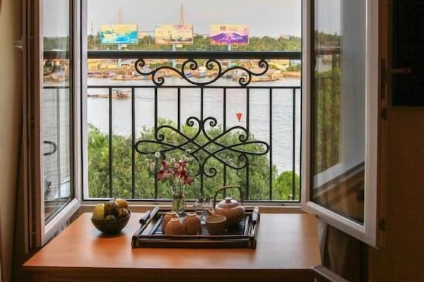 Blick von der Unterkunft