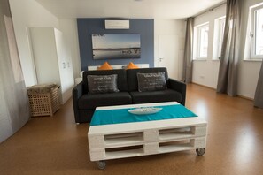 Huoneisto (Waterlounge) | 1 makuuhuone, allergiatestatut vuodevaatteet