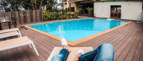 Seasonal outdoor pool