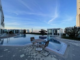 Seasonal outdoor pool