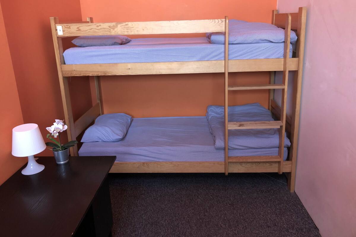 Quadruple Room, Shared Bathroom | Iron/ironing board (on request), WiFi (free), bed sheets