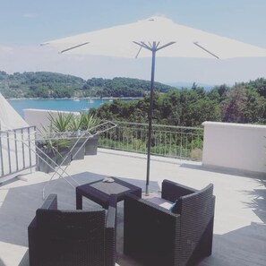 Terrace/patio - Apartments Pržina (Lumbarda)