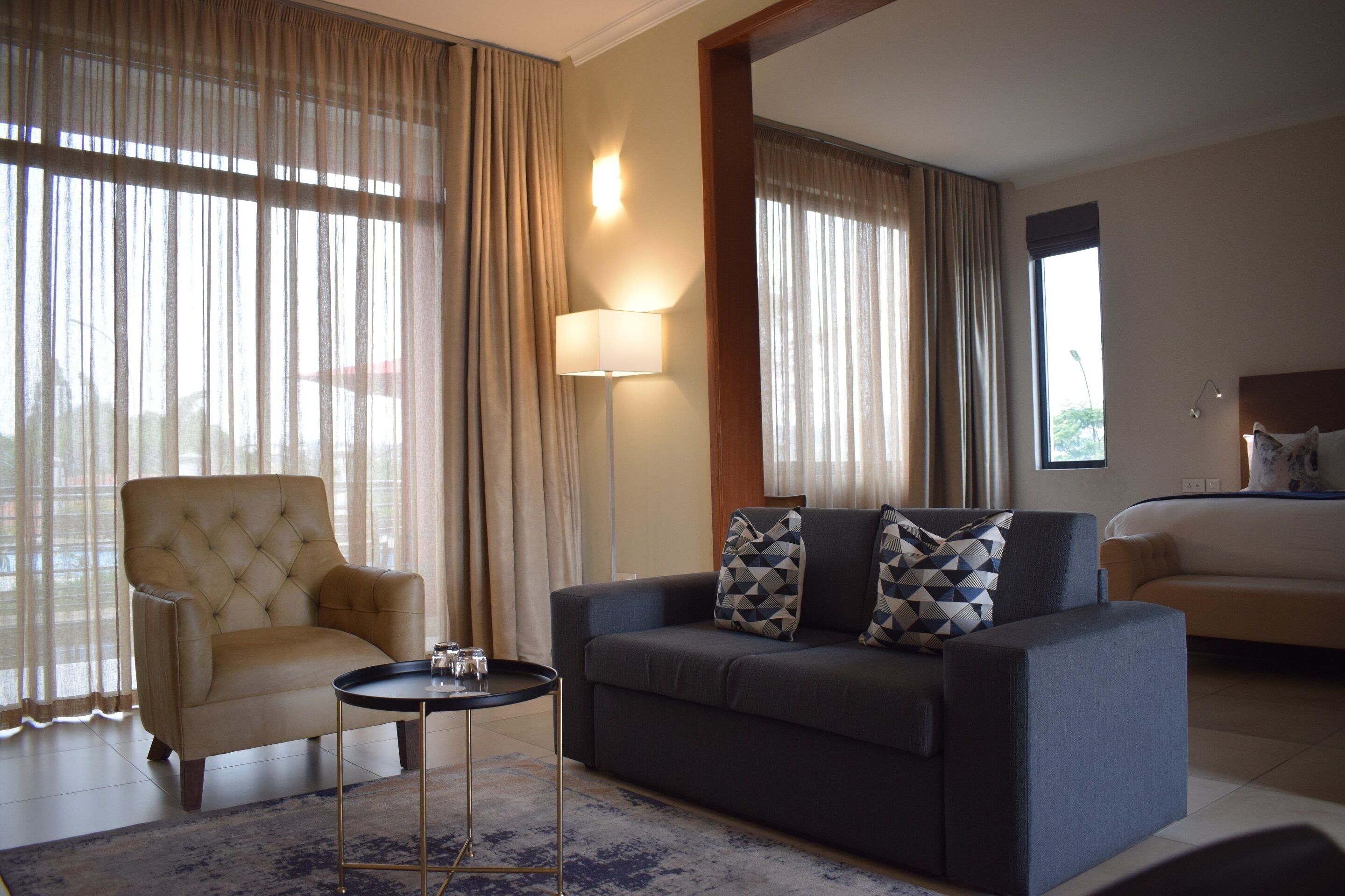 Executive-Suite | Bettwäsche aus ägyptischer Baumwolle, hochwertige Bettwaren, Zimmersafe