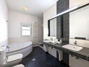 Hair dryer, towels