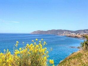 A coastal landscape with a clear view of the sea and distant hills. - Palmiers I by Interhome (Llançà)