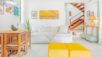 Basic Chalet | Living area | 38-inch LCD TV with cable channels, TV