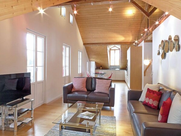 TV, fireplace, DVD player