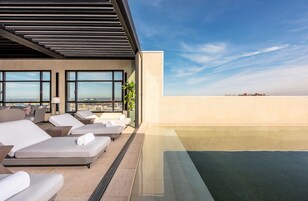 Indoor pool, outdoor pool