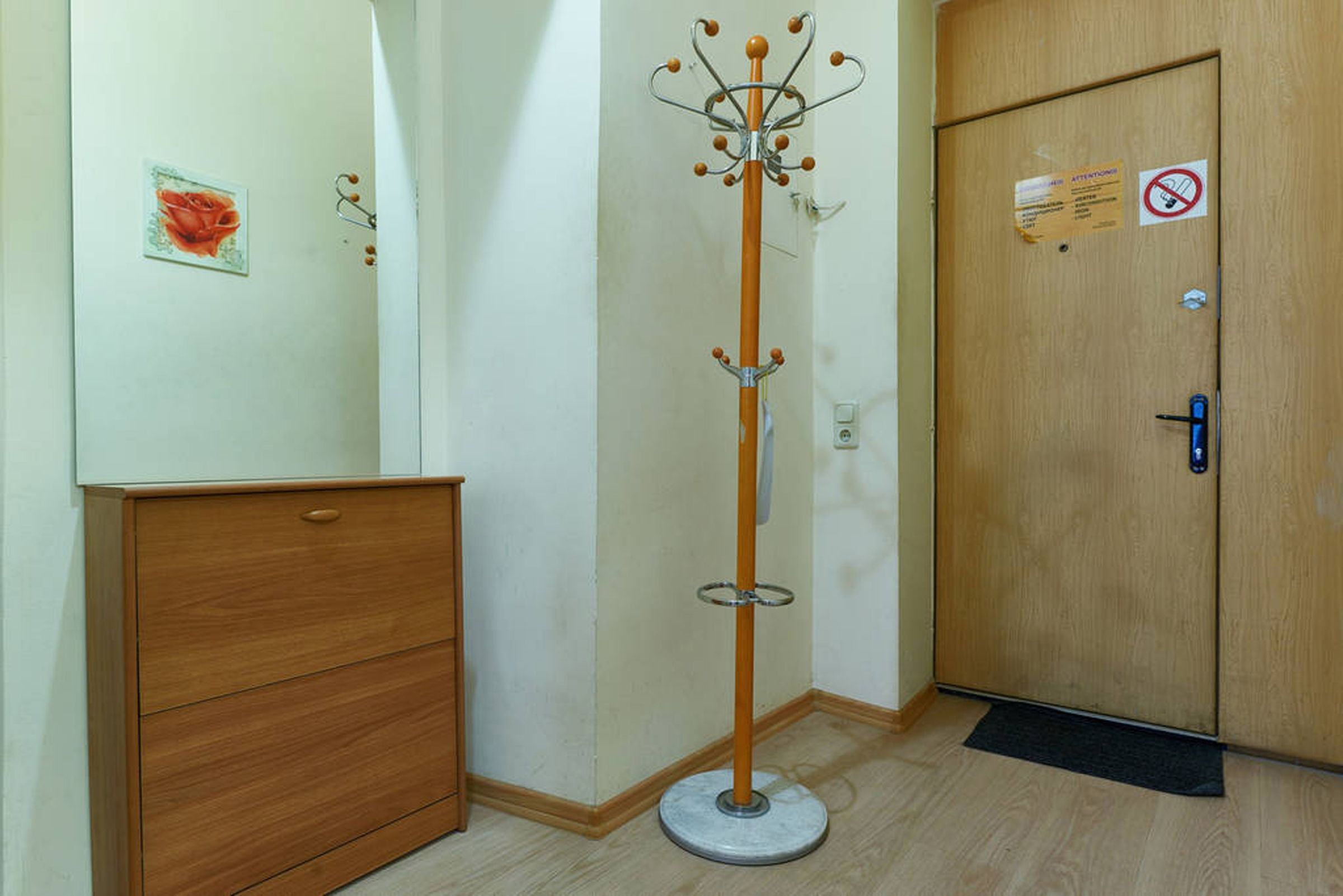 Interior entrance