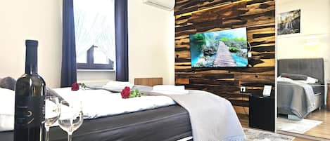 デラックス ツインルーム | ミニバー、セーフティボックス (室内)、デスク、ノートパソコン用作業スペース