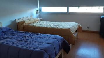 1 bedroom, blackout curtains, iron/ironing board, free WiFi